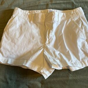 GAP Women's High Waist White Shorts